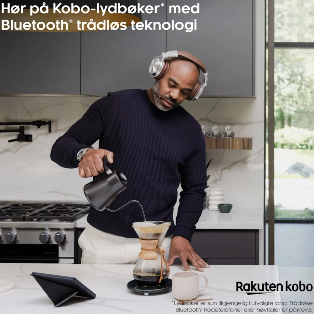 Kobo Lese & Nettbrett|Sage Vanntett lesebrett 8” med wifi