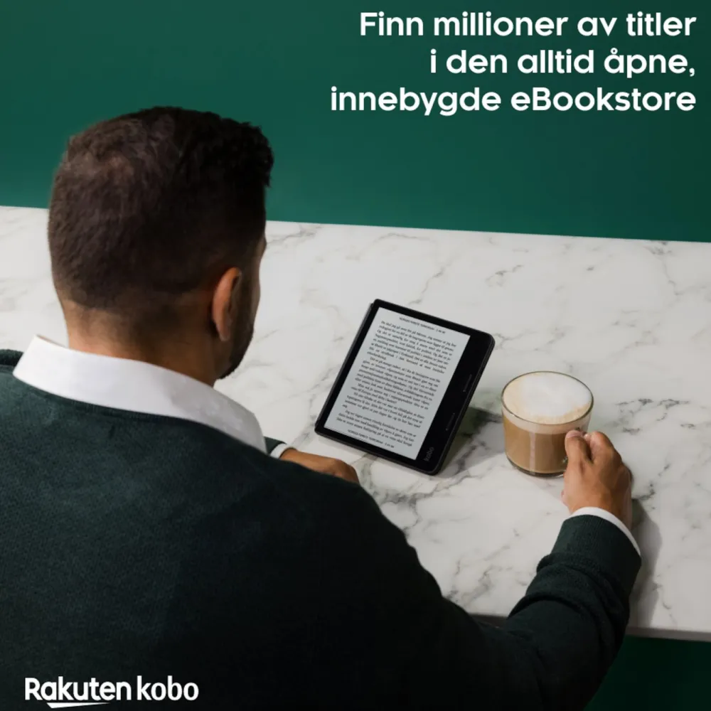 Kobo Lese & Nettbrett|Sage Vanntett lesebrett 8” med wifi
