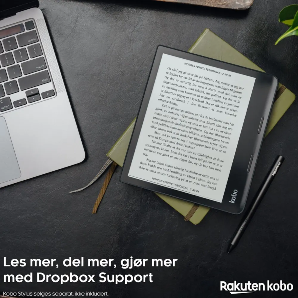 Kobo Lese & Nettbrett|Sage Vanntett lesebrett 8” med wifi