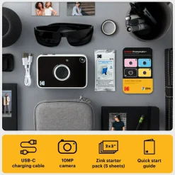 Kodak Foto Og Video|Instantkamera med blekkfri utskrift