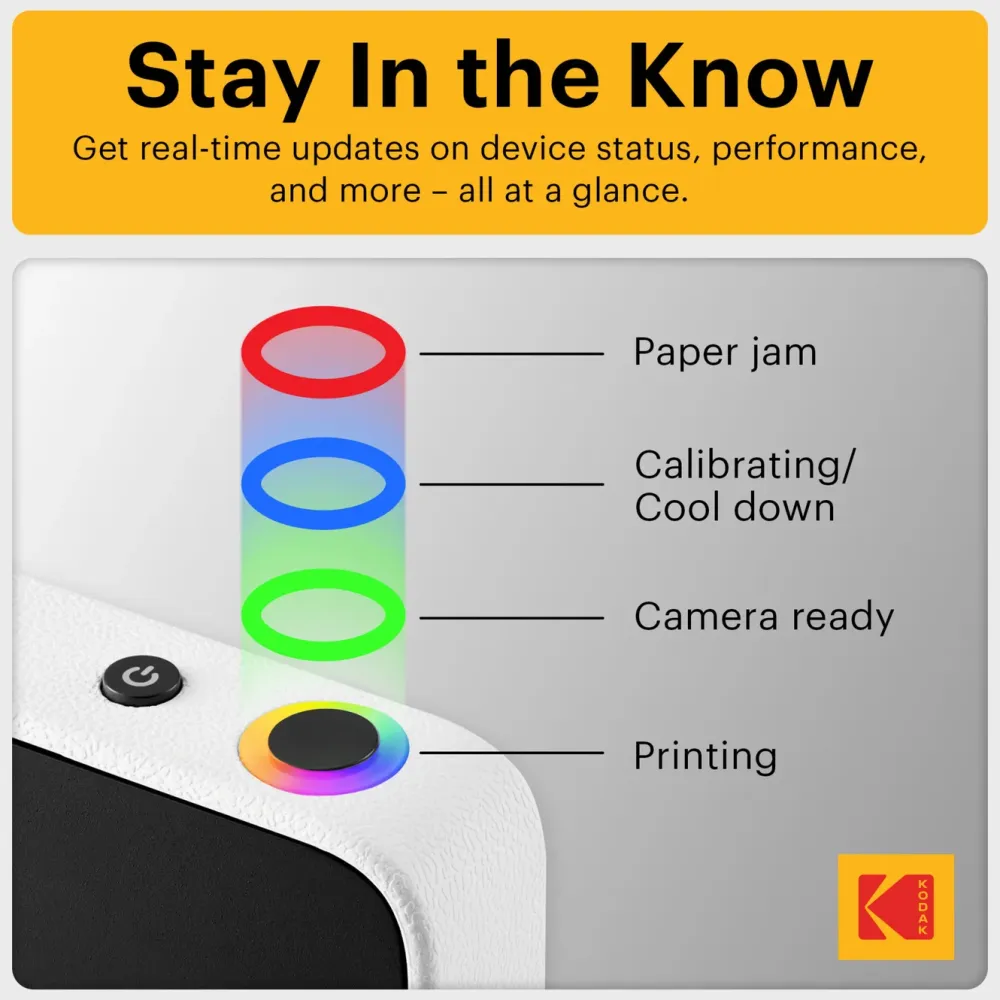 Kodak Foto Og Video|Instantkamera med blekkfri utskrift
