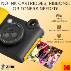 Kodak Foto Og Video|Smile+ digitalkamera med direkteutskrift