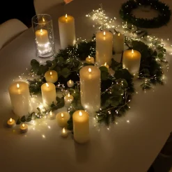 Kjell Julelys|Stemningsbelysning|Kubbelys LED 3-pk.