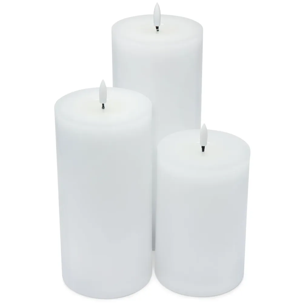 Kjell Julelys|Stemningsbelysning|Kubbelys LED 3-pk.