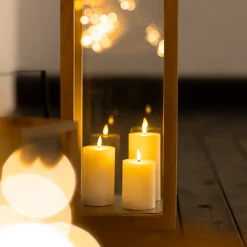 Kjell Julelys|Stemningsbelysning|Kubbelys LED utendørs 2-pk.
