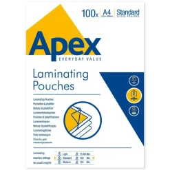 Kjell Laminering|Lamineringslommer A4 100-pk. 100 mikron