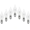 Ledsavers Julelys|Lyskilder|Frostet reservepære til adventsstaker LED 7-pk.
