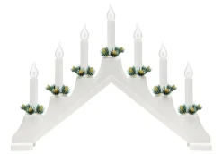 Ledsavers Julelys|Lyskilder|Frostet reservepære til adventsstaker LED 7-pk.