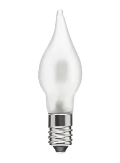 Ledsavers Julelys|Lyskilder|Frostet reservepære til adventsstaker LED 7-pk.
