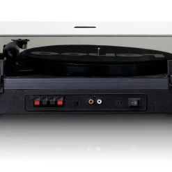 Lenco Digitaliser Lyd Og Bilde|Musikkspiller Og Radio|LS-301BK med høyttalere