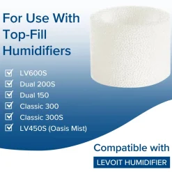 Levoit Inneklima|Erstatningsfilter for toppfylt luftfukter 10-pk.