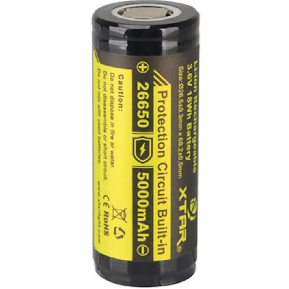 Kjell Batterier|Batterier|26650 Li-ion-batteri 3,6 V 5000 mAh