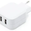 Linocell Mobiltelefonladere|4,8 A USB-lader med to porter