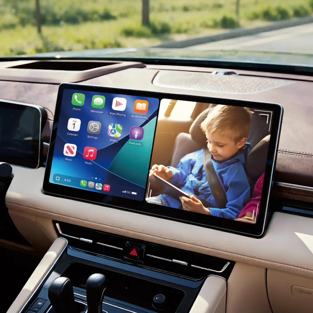 Linocell Biltilbehør|Baksetekamera for CarPlay med trådløs adapter