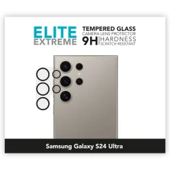 Linocell Mobildeksler & Etui|Elite Ekstreme Beskytter for kameralinsen på Galaxy S24 Ultra
