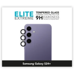 Linocell Mobildeksler & Etui|Elite Ekstreme Beskytter for kameralinsen på Galaxy S24 Plus