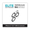 Linocell Mobildeksler & Etui|Skjermbeskytter|Elite Extreme Beskyttelse for kameramodulen på iPhone 15 Pro og 15 Pro Max