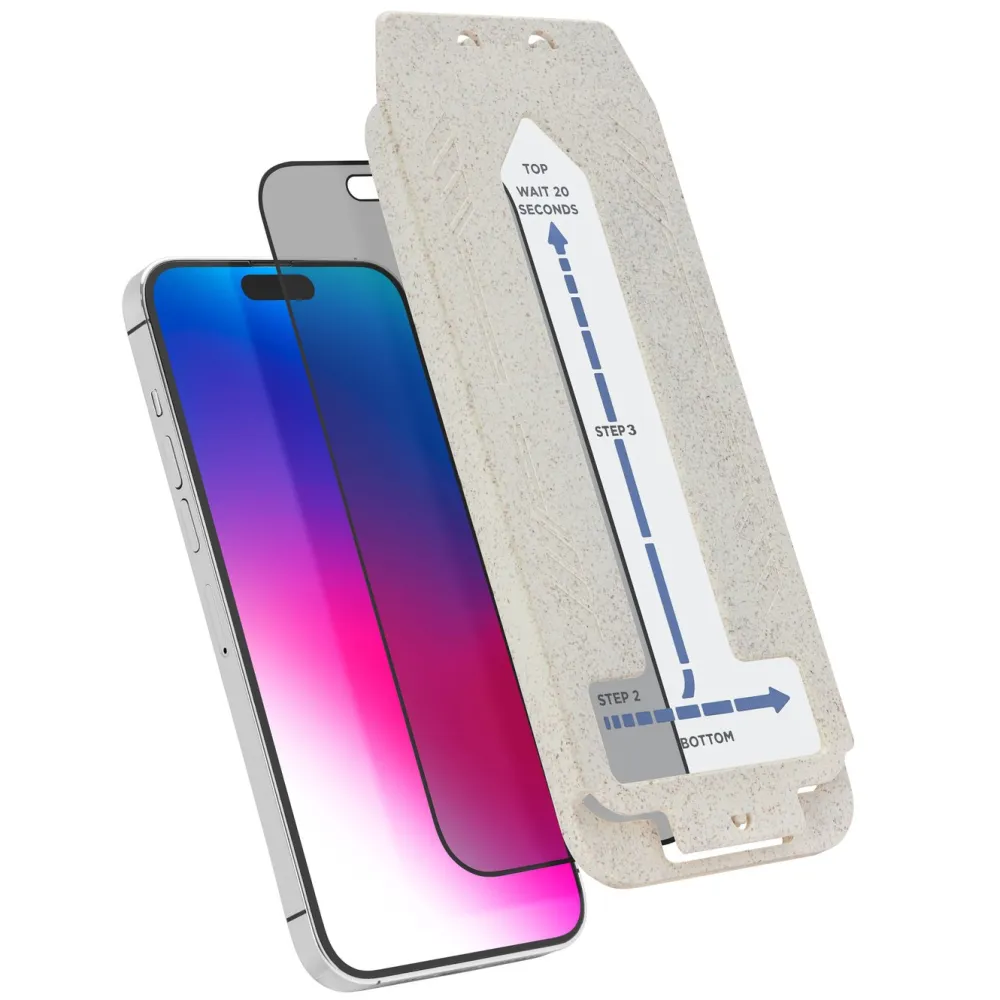 Linocell Skjermbeskytter|Elite Extreme Curved Privacy Skjermbeskytter for iPhone 17 Pro Max