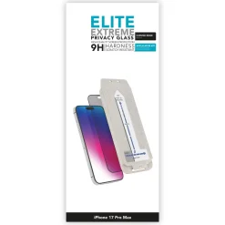 Linocell Skjermbeskytter|Elite Extreme Curved Privacy Skjermbeskytter for iPhone 17 Pro Max