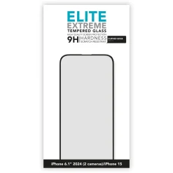 Linocell Skjermbeskytter|Elite Extreme Curved Skjermbeskytter for iPhone 16 og 15