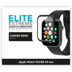 Linocell Smartklokker Og Ringer|Elite Extreme Curved Skjermbeskytter for Apple Watch Series 5, 6 og SE 44 mm