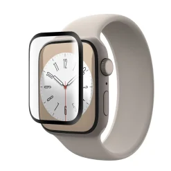 Linocell Smartklokker Og Ringer|Elite Extreme Curved Skjermbeskytter for Apple Watch Series 7, 8 og 9 45 mm