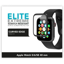 Linocell Smartklokker Og Ringer|Elite Extreme Curved Skjermbeskytter for Apple Watch Series 5, 6 og SE 40 mm