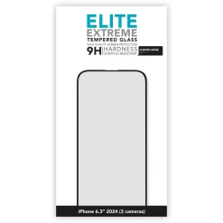 Linocell Skjermbeskytter|Elite Extreme Curved Skjermbeskytter for iPhone 16 Pro