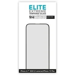 Linocell Skjermbeskytter|Elite Extreme Curved Skjermbeskytter for iPhone 16 Plus