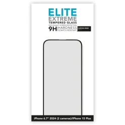Linocell Skjermbeskytter|Elite Extreme Curved Skjermbeskytter for iPhone 16 Plus