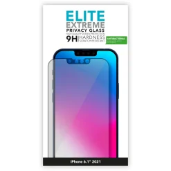 Linocell Skjermbeskytter|Elite Extreme Privacy Glass Skjermbeskytter for iPhone 13, 13 Pro, 14, 16e og 17e