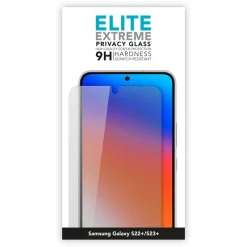 Linocell Skjermbeskytter|Elite Extreme Privacy Glass Skjermbeskytter for Samsung Galaxy S23+ og S22+