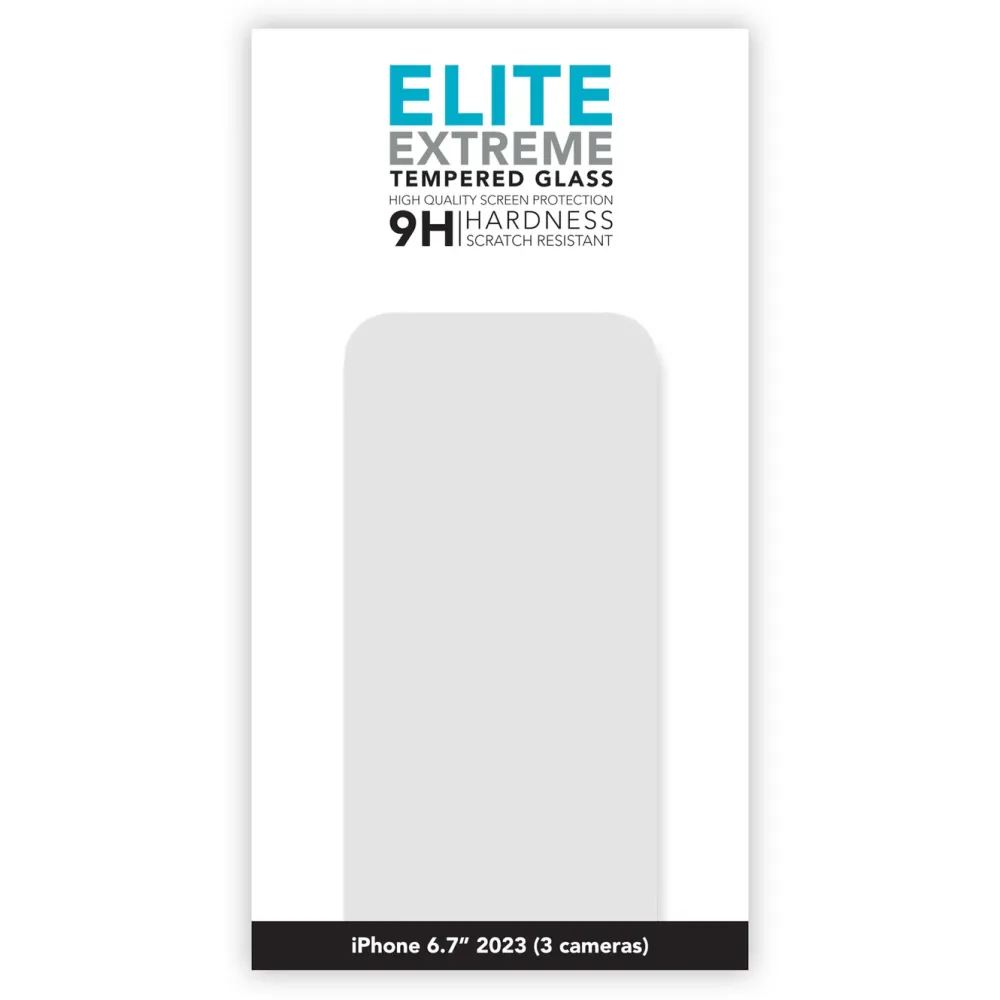 Linocell Skjermbeskytter|Elite Extreme Skjermbeskytter for iPhone 15 Pro Max