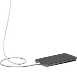 Linocell Kabler Og Adaptere|Lightning|Flettet USB-A- til Lightning-kabel Rosa 0,5 m