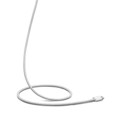 Linocell Kabler Og Adaptere|Lightning|Flettet USB-A- til Lightning-kabel Hvit 0,5