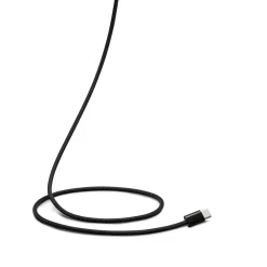 Linocell Kabler Og Adaptere|Lightning|Flettet USB-C- til USB-C-kabel 60W Svart 2 m