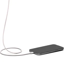 Linocell Kabler Og Adaptere|Lightning|Flettet USB-C- til USB-C-kabel 60W Rosa 2 m