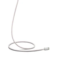 Linocell Kabler Og Adaptere|Lightning|Flettet USB-C- til USB-C-kabel 60W Rosa 2 m