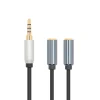 Linocell Lyd- & Videokabler|Forgreningskabel for 3,5 mm-kontakt Svart