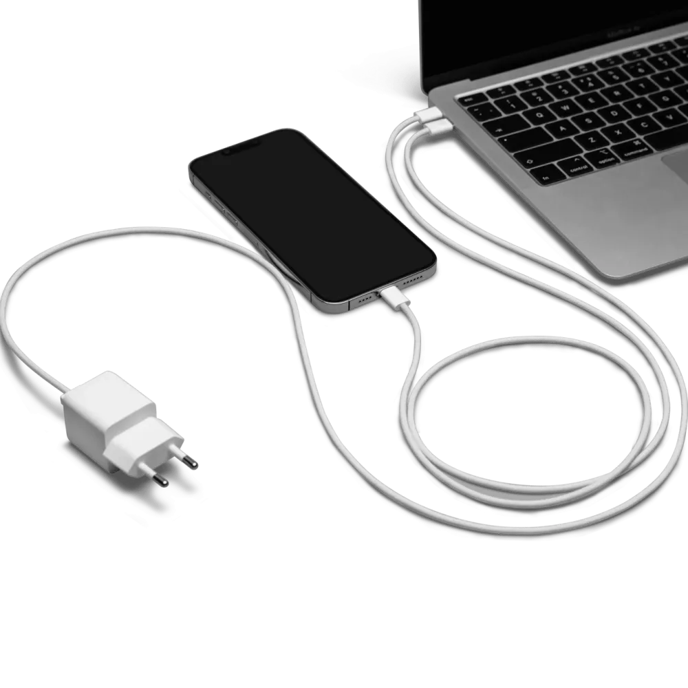 Linocell Mobiltelefonladere|GaN-hurtiglader 65 W PD 3.2 med USB-C-port
