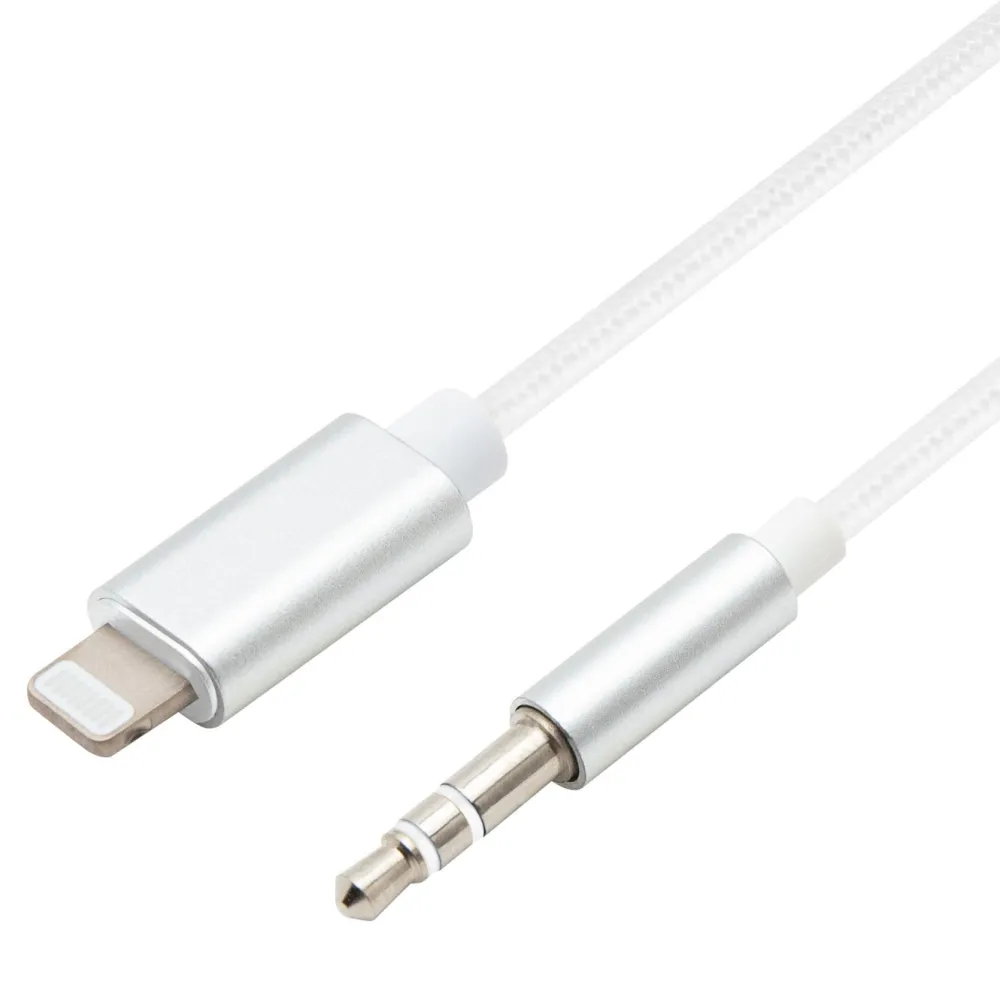 Linocell Biltilbehør|Iphone-Tilbehør|Lightning til 3,5 mm-kabel 1 m