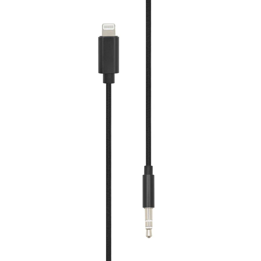 Linocell Kabler Og Adaptere|Iphone-Tilbehør|Lightning til 3,5 mm-kabel 1 m
