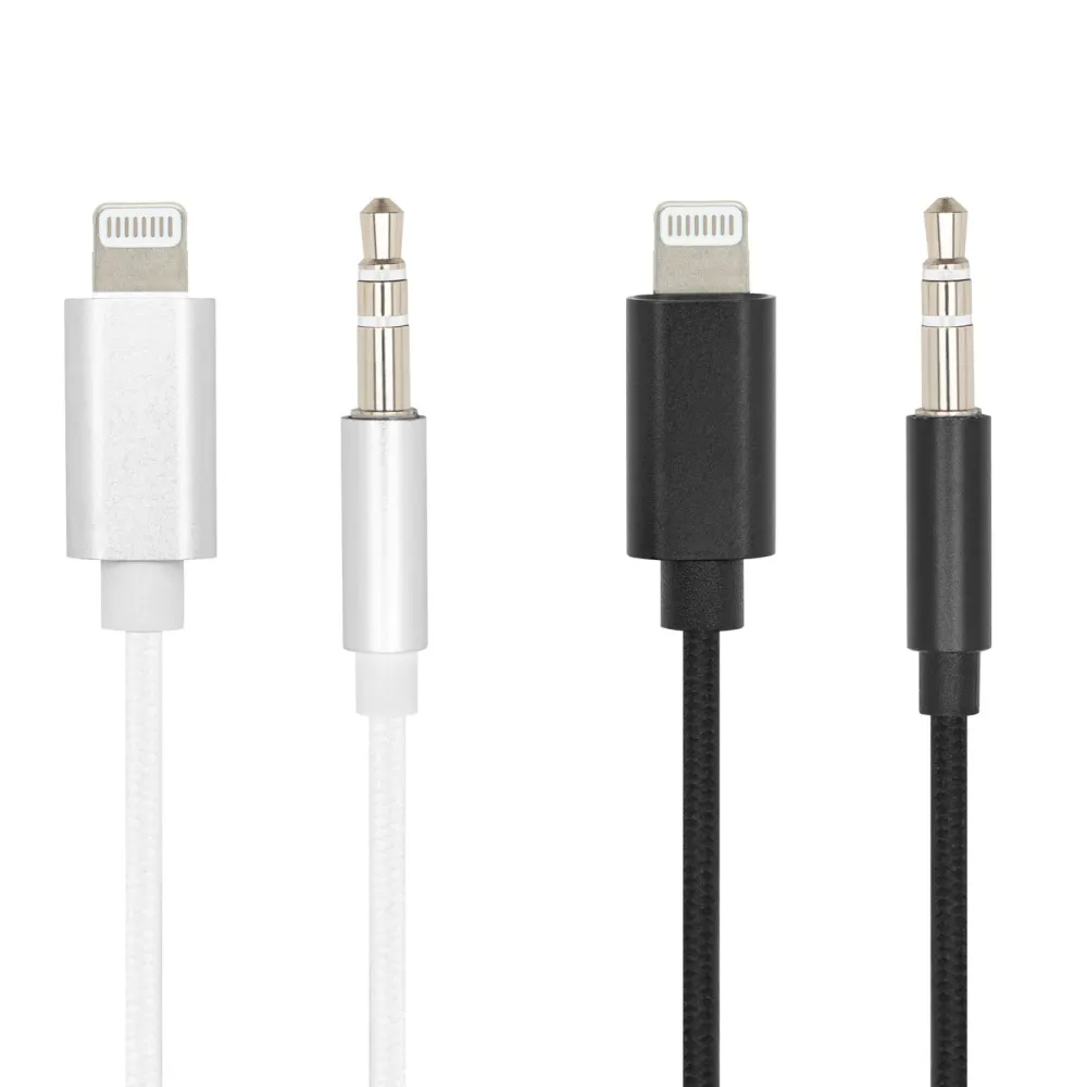 Linocell Kabler Og Adaptere|Iphone-Tilbehør|Lightning til 3,5 mm-kabel 1 m