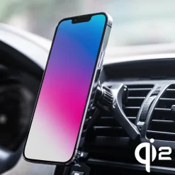 Linocell Iphone-Tilbehør|Mobiltelefonholder|Magnetisk Qi2 ladeplate til bilen 15 W