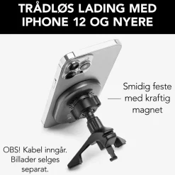 Linocell Iphone-Tilbehør|Mobiltelefonholder|Magsafe-ladeplate for bilen 15 W