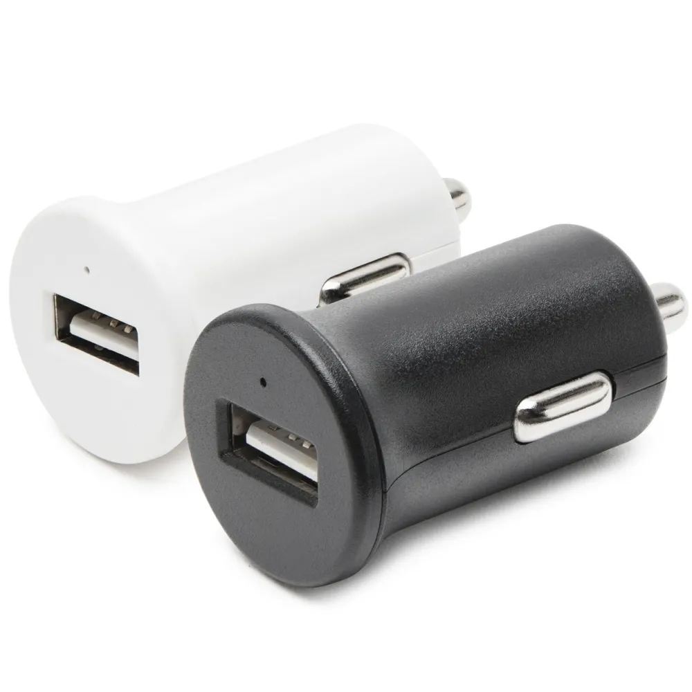 Linocell Biltilbehør|Mobiltelefonladere|Mini USB-billader 2,4 A Svart