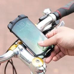 Linocell Mobiltelefonholder|Fritid|Mobilholder i silikon for sykkel