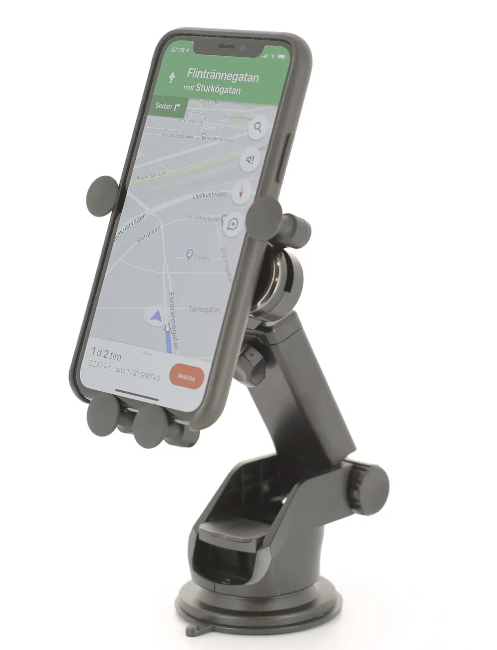 Linocell Mobiltelefonholder|Mobilholder med hurtigfeste for frontrute