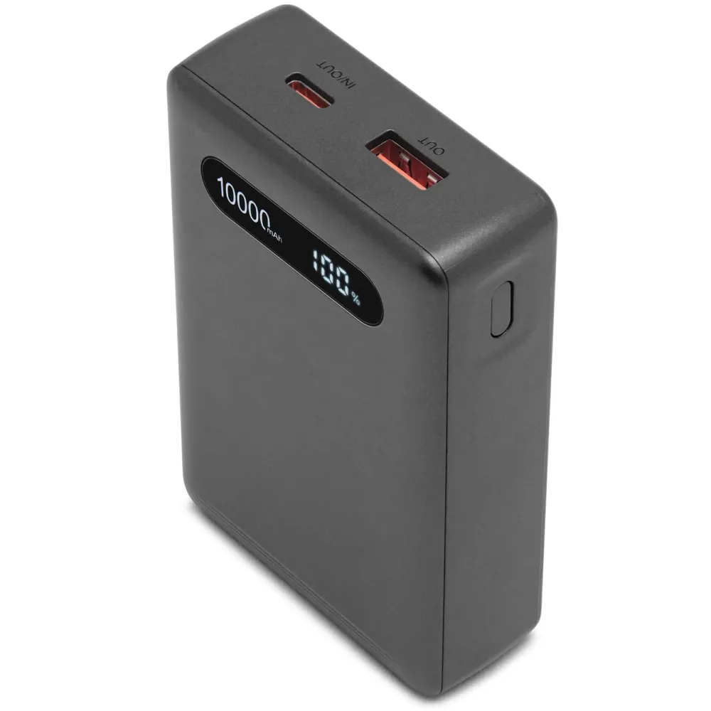 Linocell Kabler Og Adaptere|Iphone-Tilbehør|Powerbank 10000 mAh med 20W lading Svart