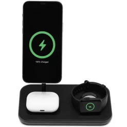 Linocell Premium Iphone-Tilbehør|Hjemmekontor|3-i-1-ladestasjon med MagSafe-kompabilitet